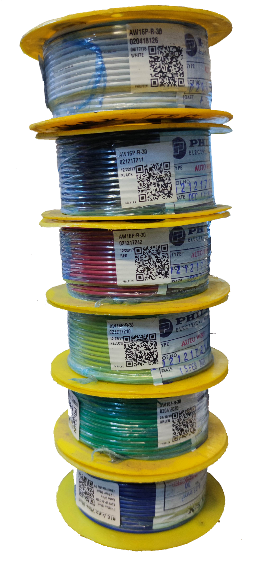 Philflex Auto Wire AWG 16 ( 1.25mm), Automotive Wire #16 (1.25mm) Green