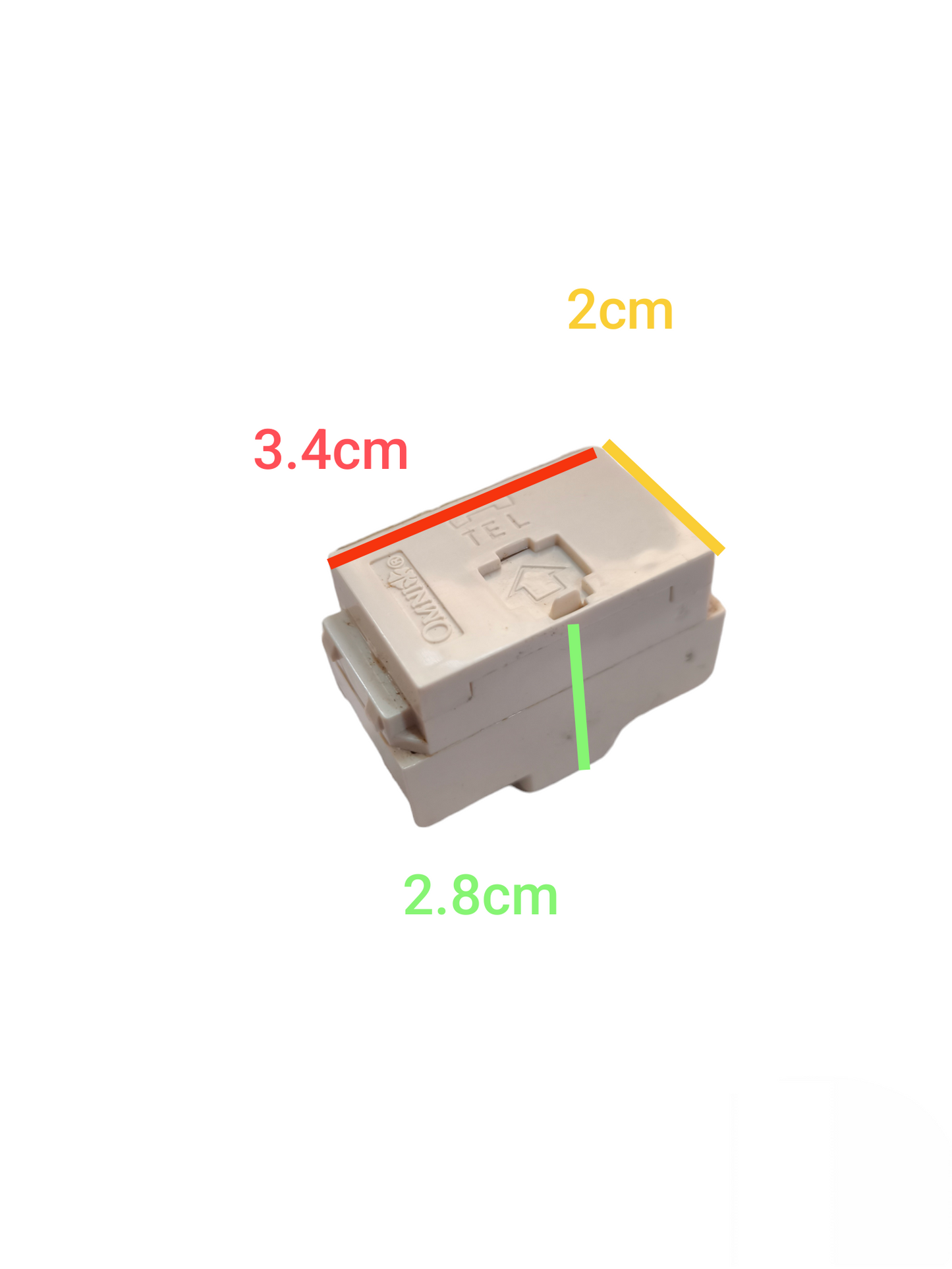 Omni Telephone Outlet Wide Series WWT-302 10pcs Voice Outlet