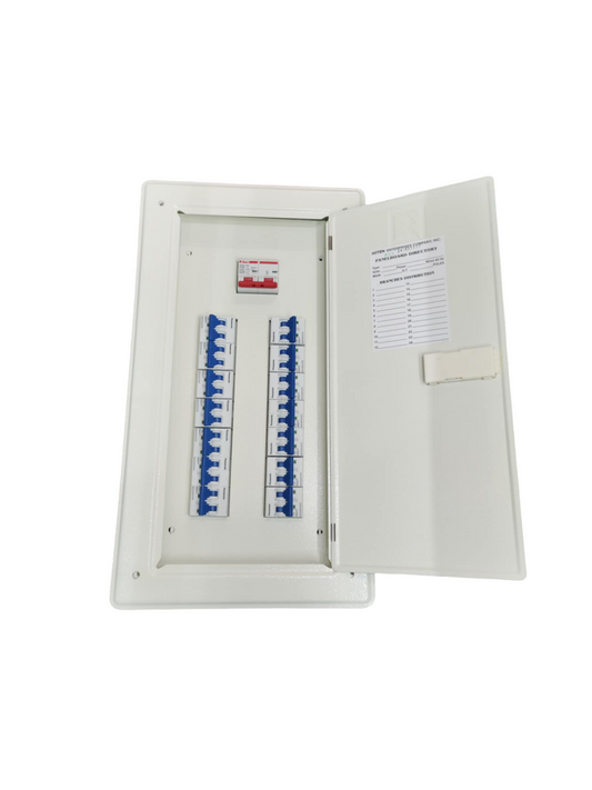 Panel Board 80A 2Pole Main Himel with 14 Branches 2Pole Miniature Circuit Breaker  Panasonic