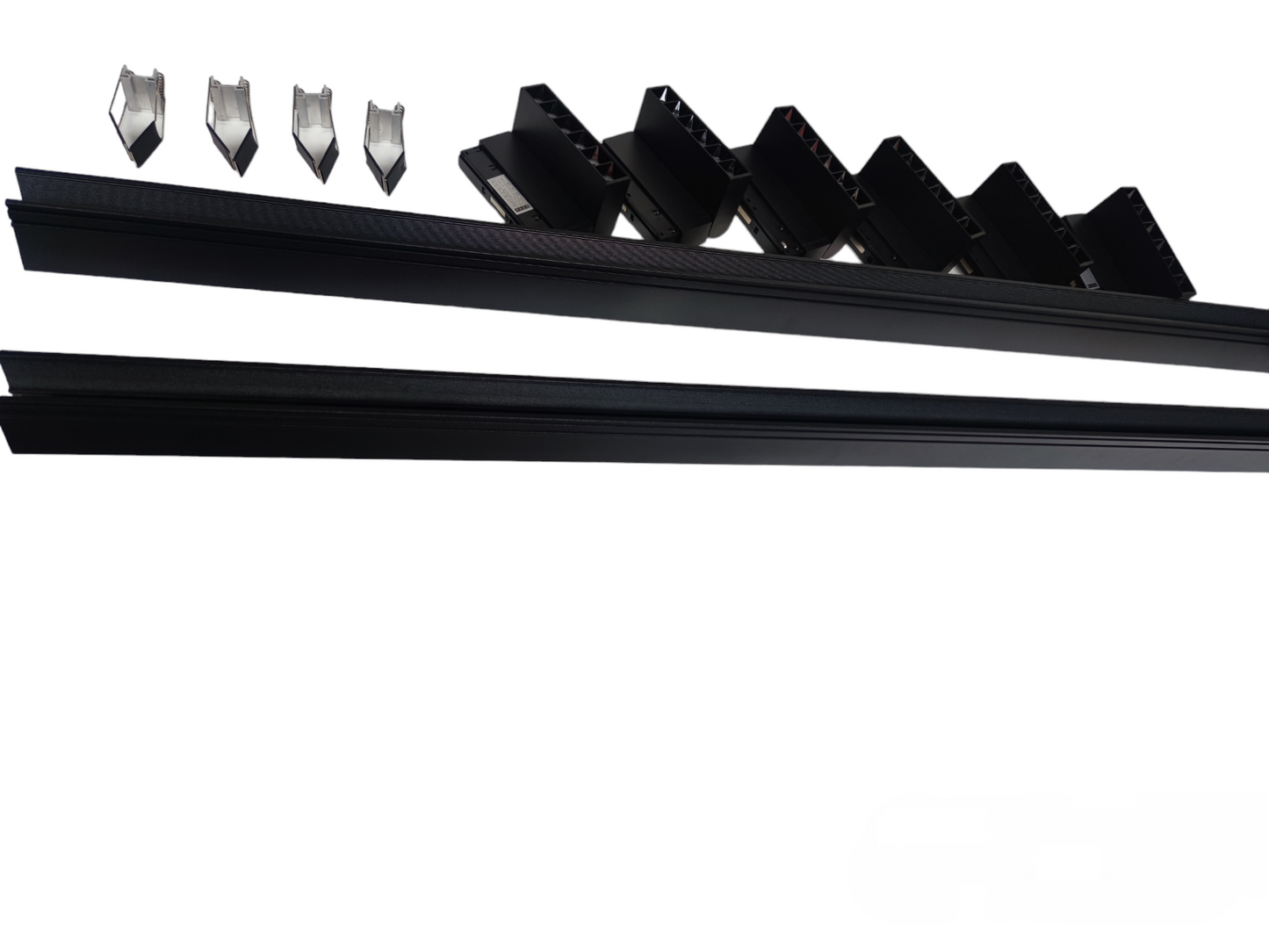 ILLUMIQ TERRA LED Magnetic Track Light 2 Meters 50mm with 6pcs 6W LED Foldable Grille Daylight 6500K 220V Series 20