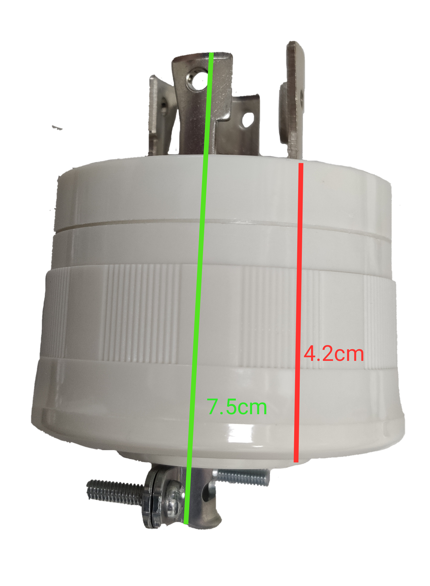 Panasonic 30A Twist Lock Plug 3P+E (4P) 250V (NEMA L6) WF6430 Twistlock Plug 30A 3P+E