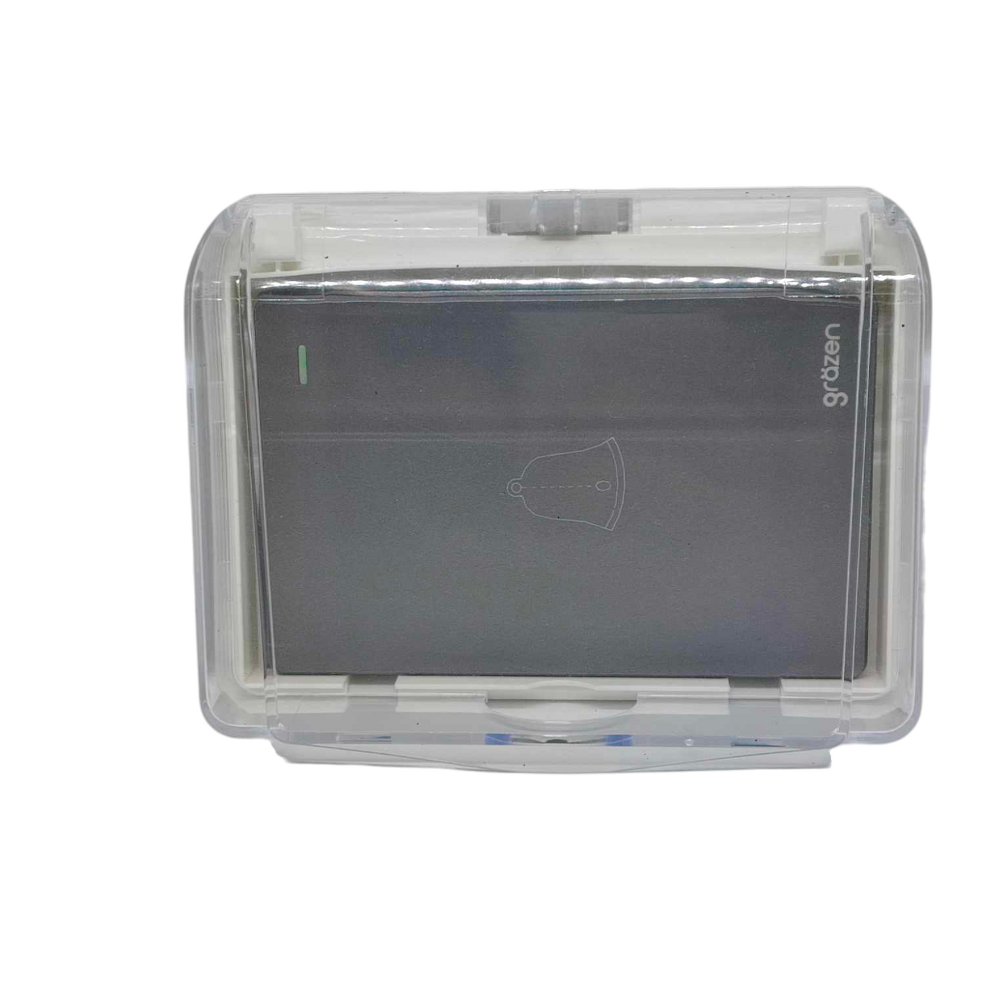 Grazen Weatherproof Plate Cover with Door Bell Switch 16A 220V WC-019-W+GW-018