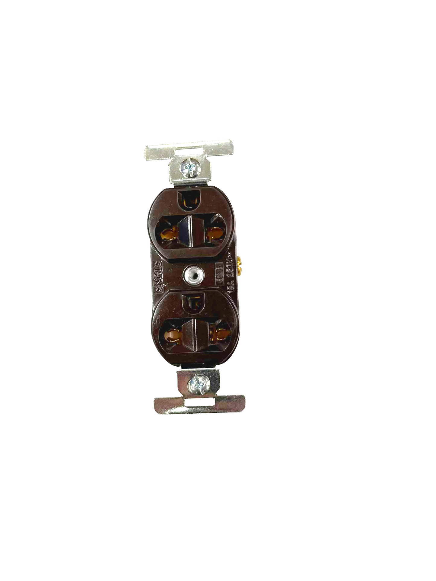 Eagle Duplex Universal Outlet with Ground 15A 250V CAT 828B