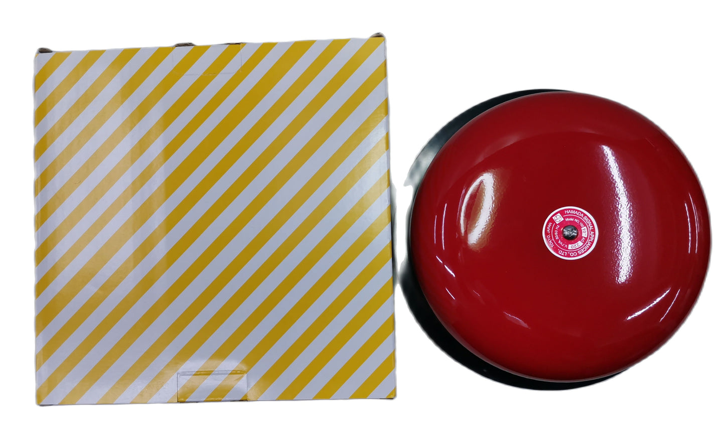 Hallo 6" Round Bell, Fire Alarm Bell 6" Japan, 6" Red Round Bell