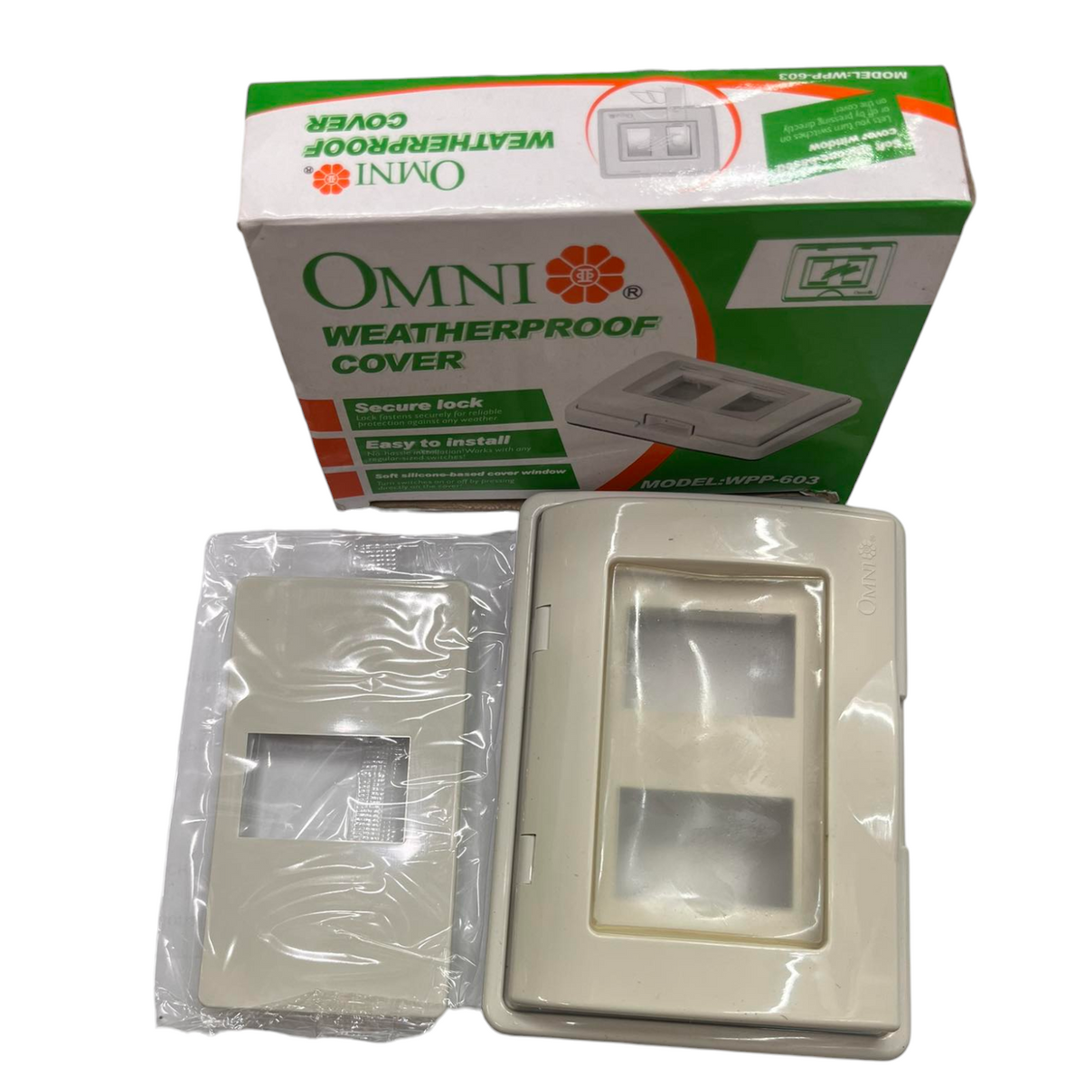 Omni Weather Proof Plate Cover for 1-3 Gang Wide Series Device WPP-603