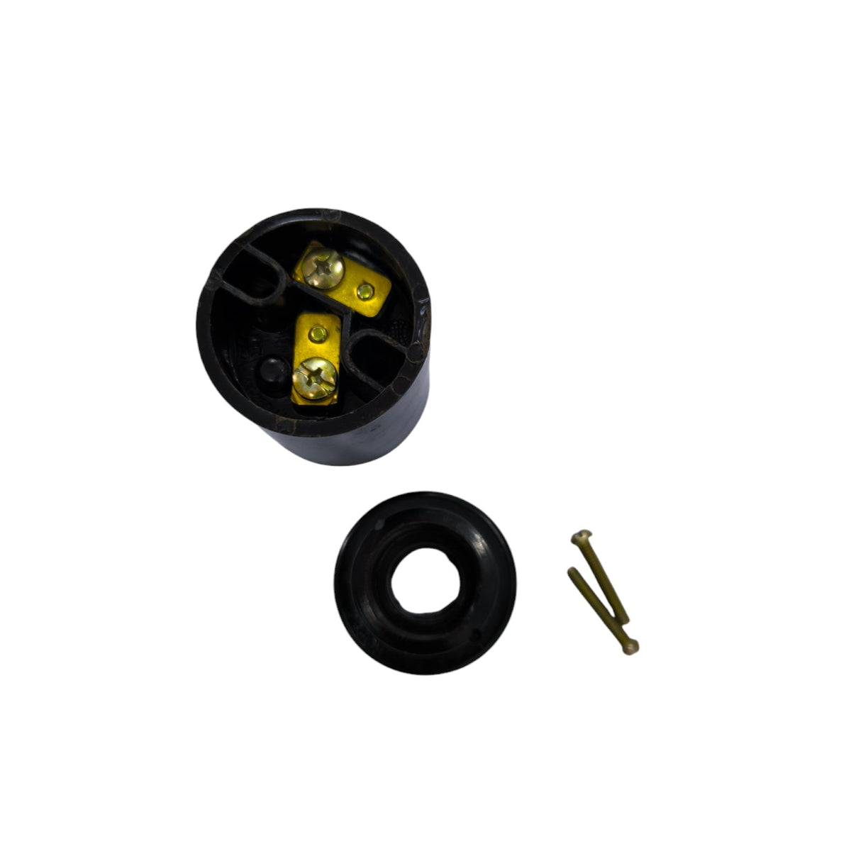 Kopez 1/8 inch lamp socket replacement with screws and mounting ring for lighting installation