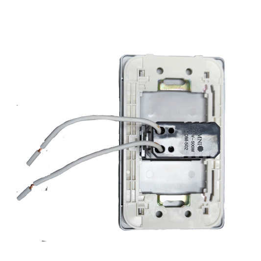 Omni 1 Gang 500W Dimmer Switch 220V with internal wiring for easy installation