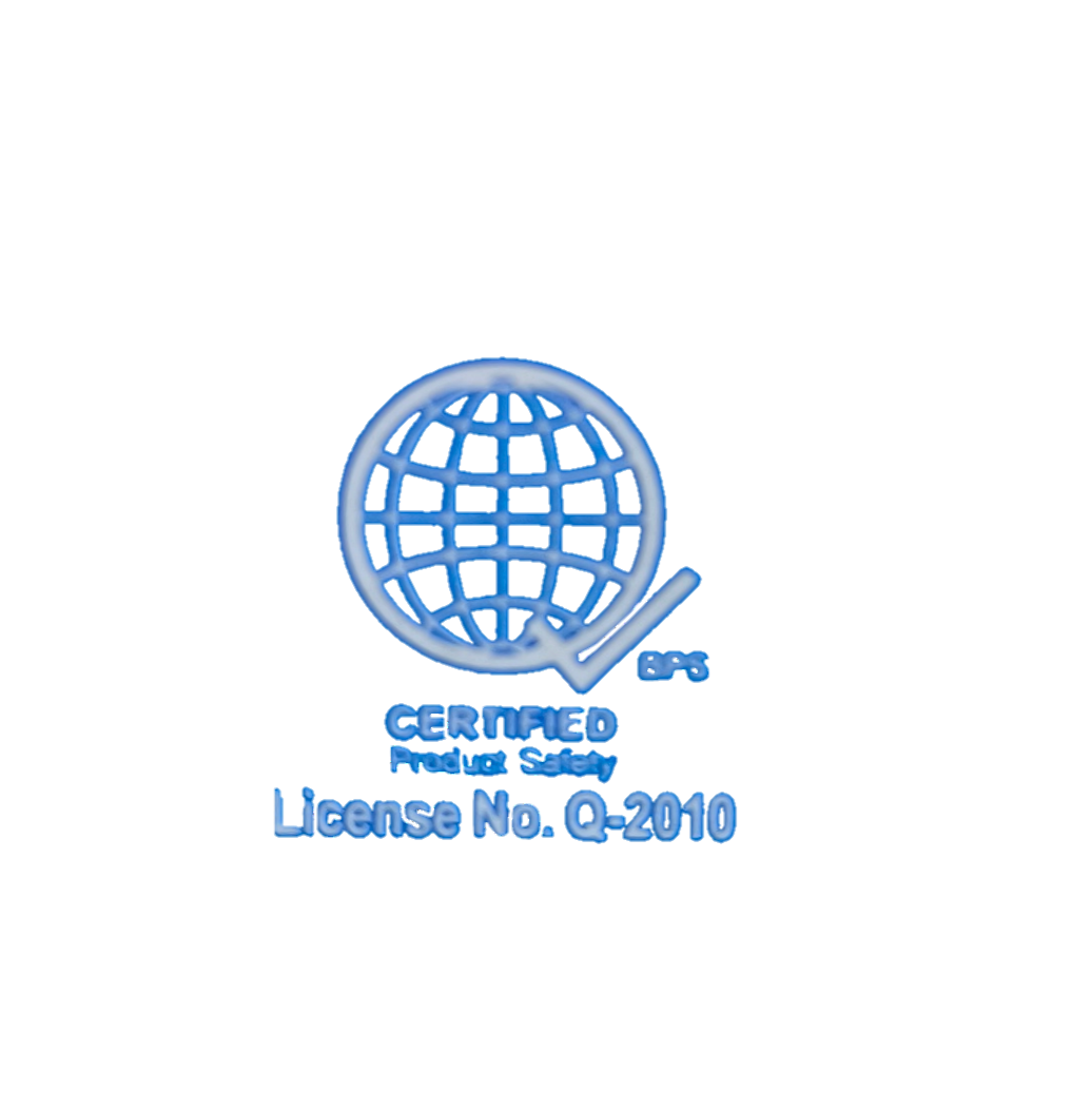 Royu 1 way switch square device showcasing certification logo for safety compliance
