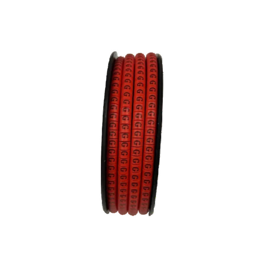 1000pcs Cable Marker Red - G on a spool for organizing and labeling cables easily and efficiently