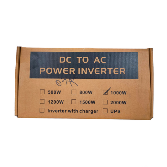 Grippes 1000W Inverter DC to AC 12VDC to 220VAC power inverter box packaging for electrical circuitry