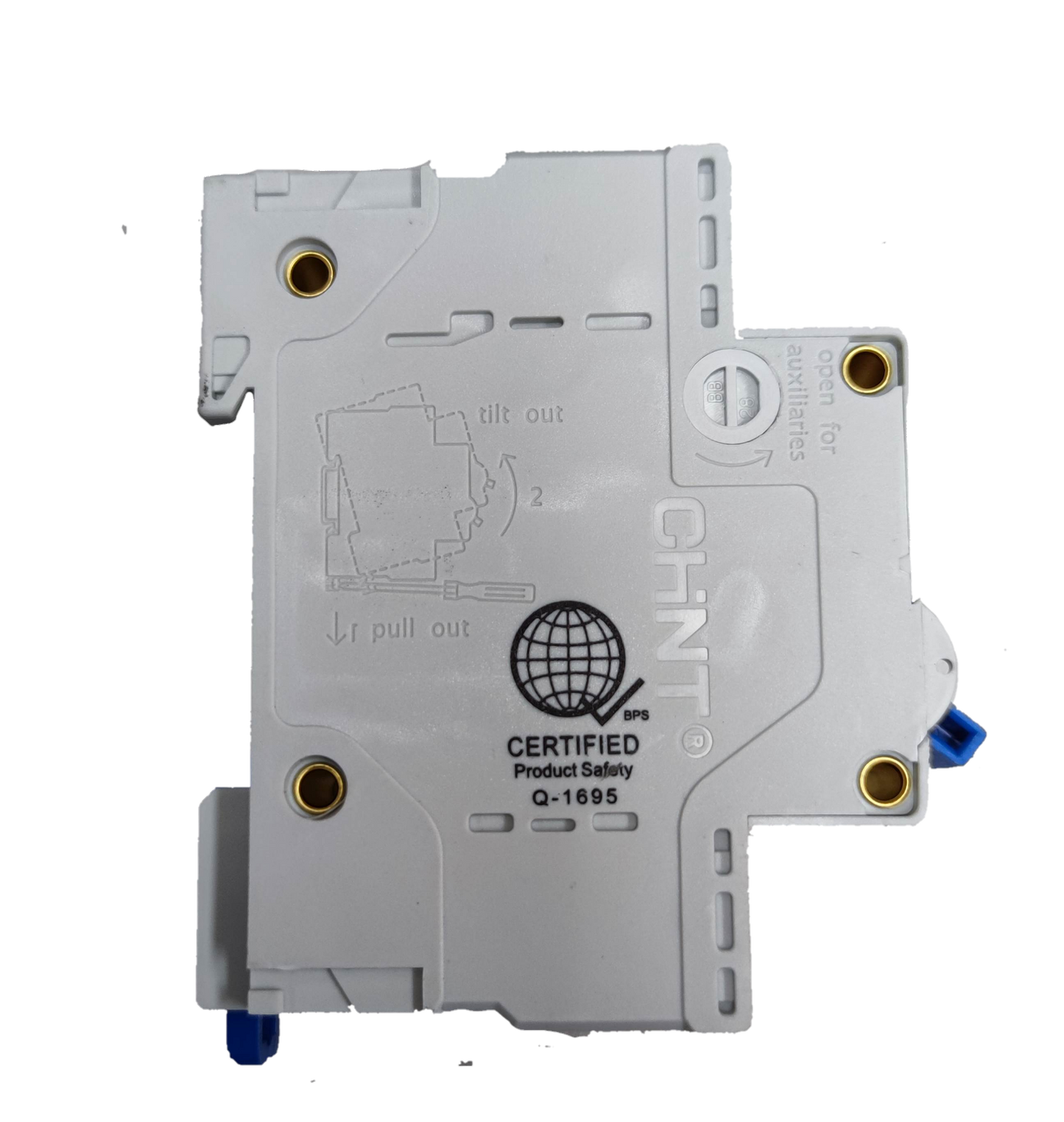 Chint 100A miniature circuit breaker 10 Kaic 1 Pole 220V electrical component in white casing