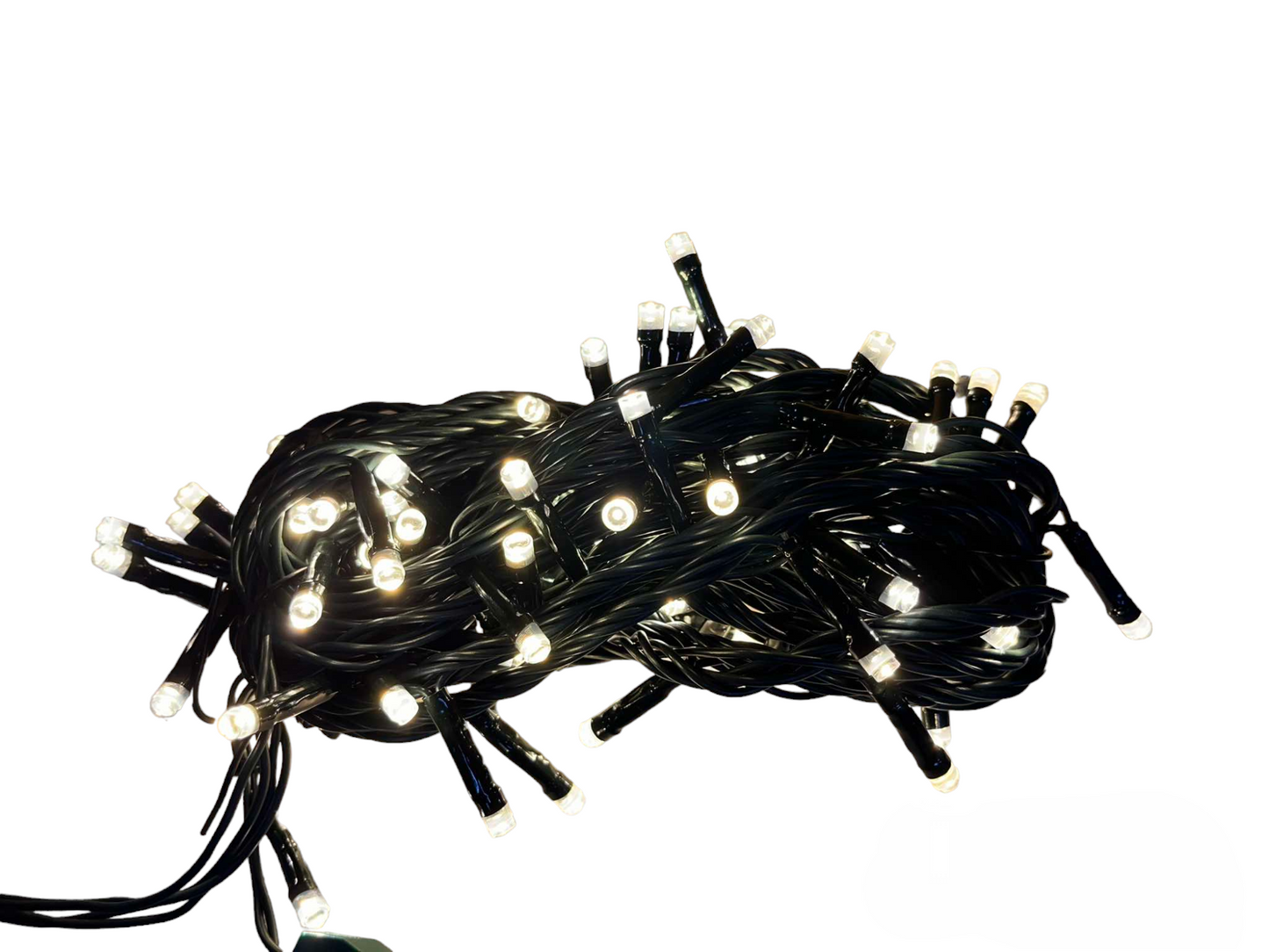 Firefly LED Christmas Light 100 LED Bulbs String Light Green Wire Steady Warm White 3000K 7 Meters 7W 220V Indoor Only Firefly FXL1110020WW