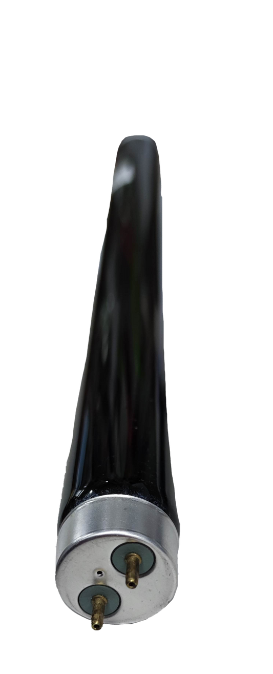 Sankyo Denki 10W Black Light T-8 Fluorescent Tube with black glass and metal end caps