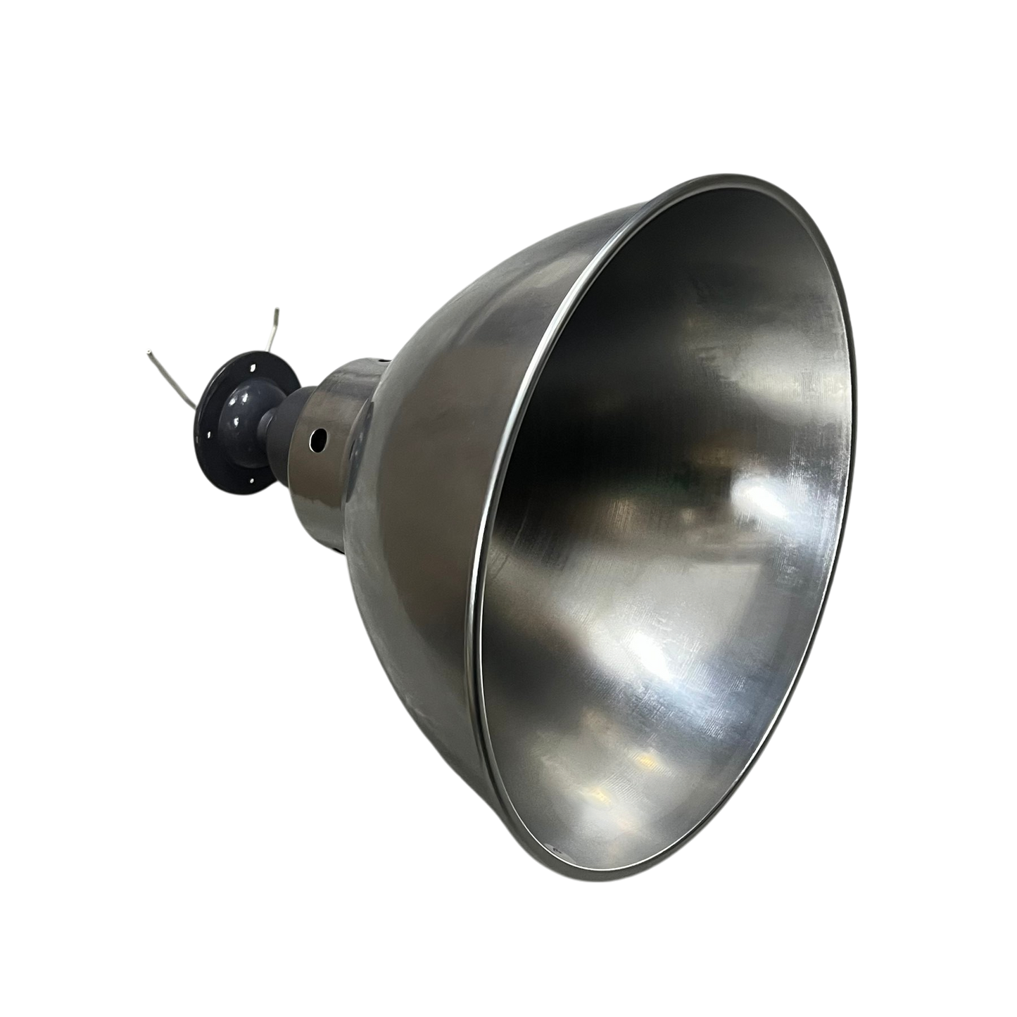 Biglite 12 aluminum reflector E27 socket lighting installation accessory in metallic finish