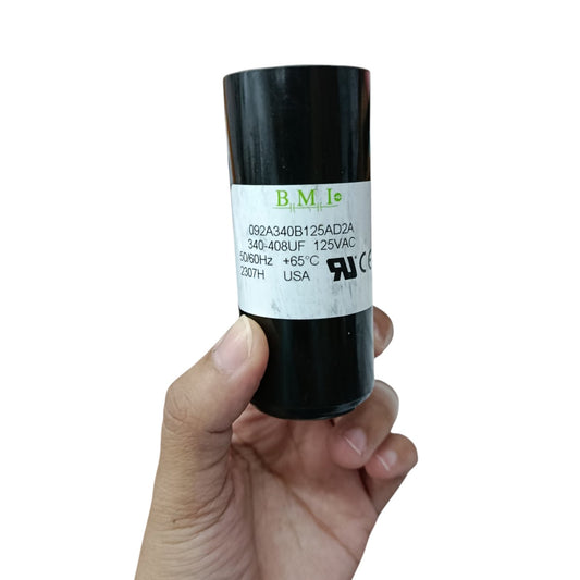 BMI Motor Start Capacitor Terminal Type 340-408UF 125V AC, Capacitor 340-08MFD