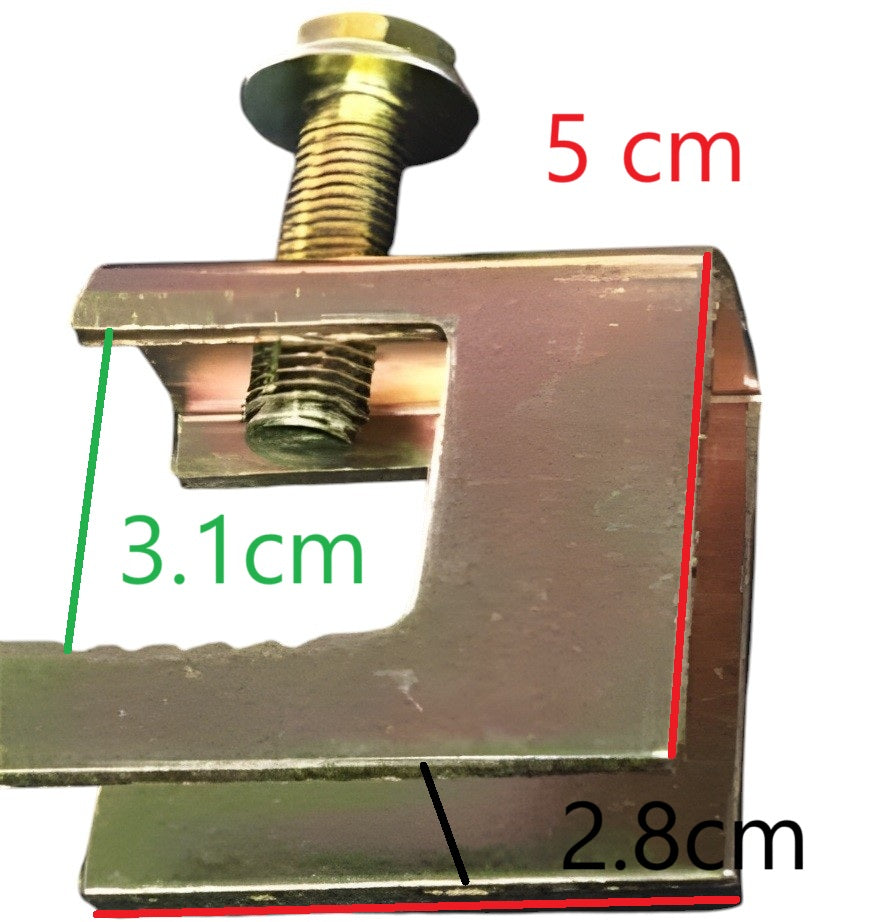 McGill Beam Clamp 1/2 Electro Galvanize Steel Model# BCEG-1/2
