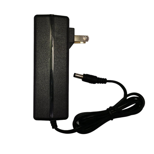 Grippes 12V DC 3A power adapter with a compact design for versatile electronics use
