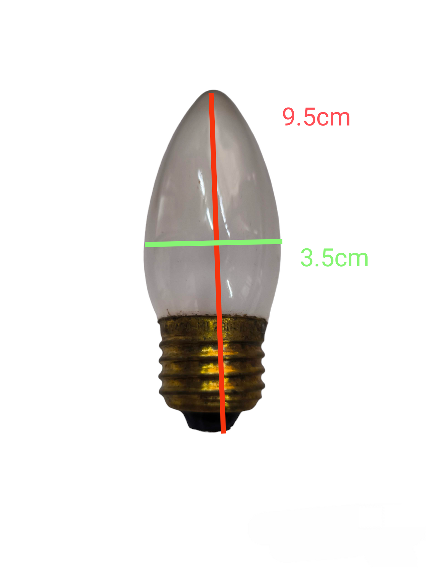 Rivaco 15W Candle Bulb Frosted E27 220V AC