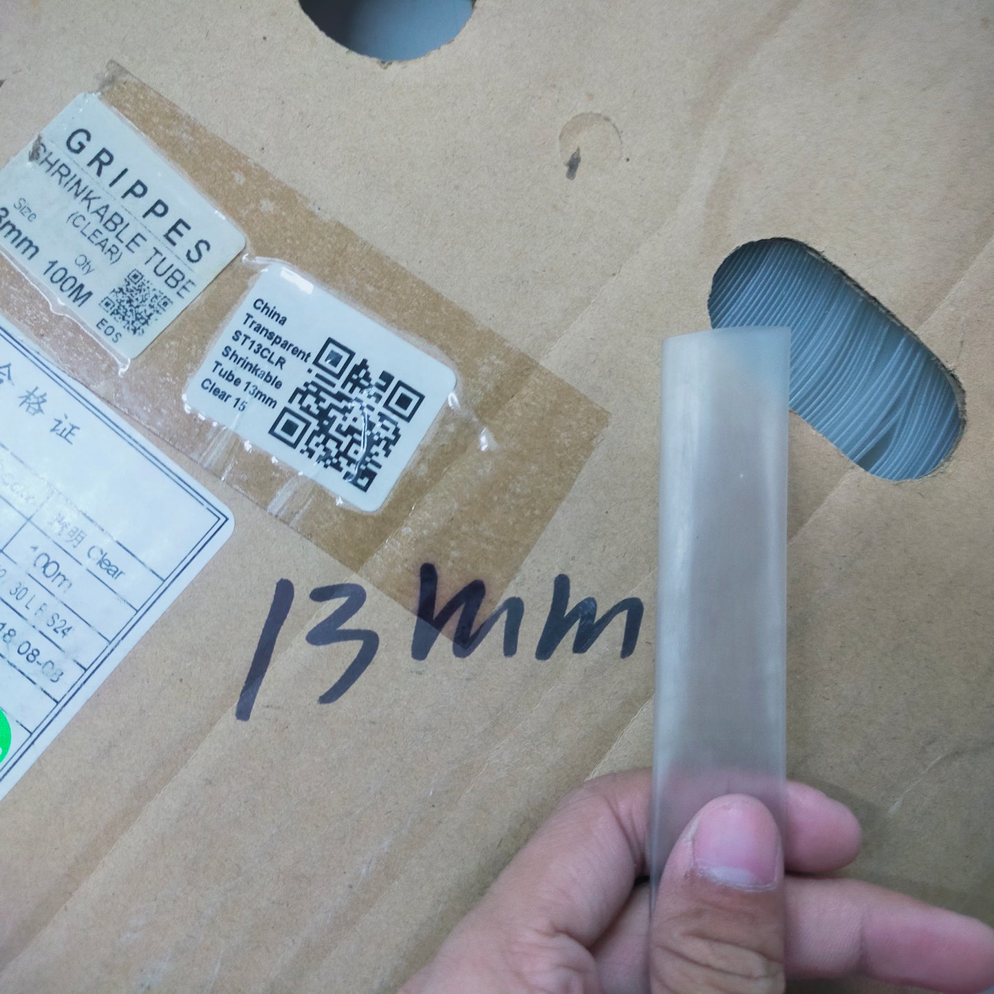 Heat Shrinkable Tube Clear (13mm)