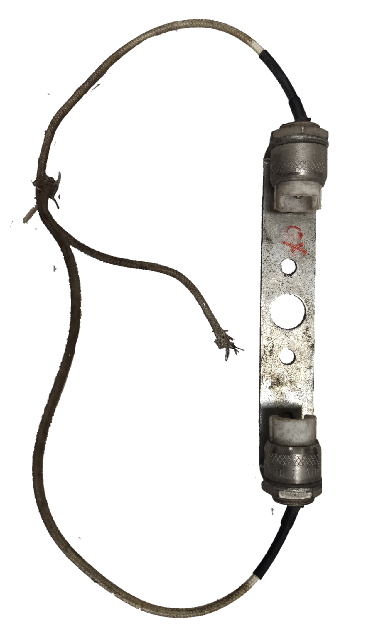 Electx Electrical Supply 150W Linear Halogen Lamp 78mm lighting installation accessory with wiring and metal holder