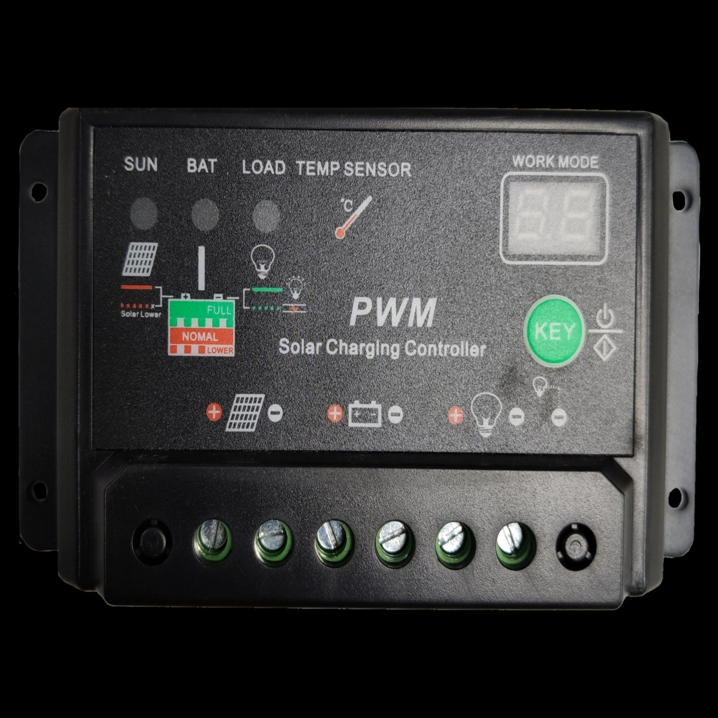 ZwitseRise 15A Solar Charge Controller with LCD Display and Multiple Connection Options