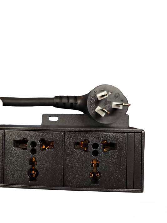 Grippes 7 Gang Power Distribution Unit 10A 250V 2500W, 7 Ways PDU