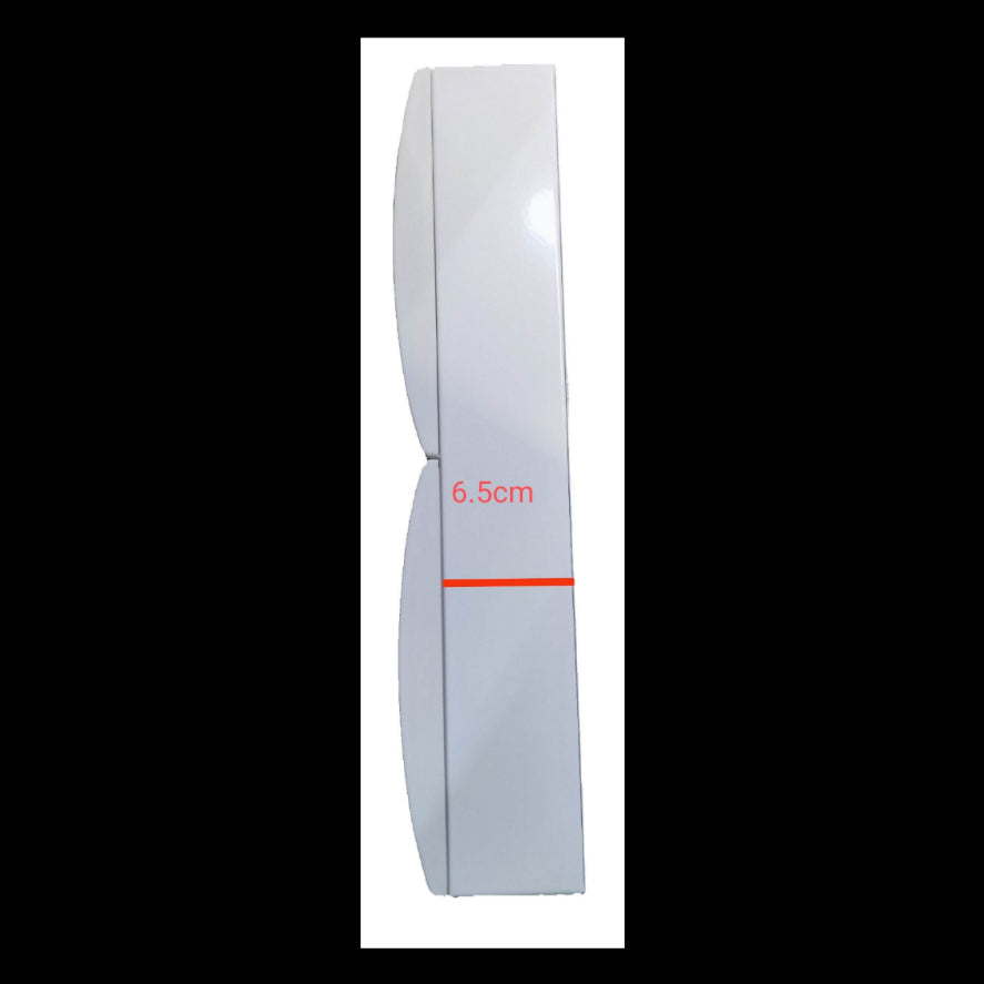 Side view of Schneider 17 Branches 2 Pole Miniature Circuit Breaker showing compact design and 6.5cm width