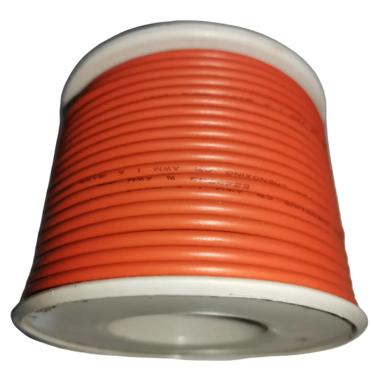 Grippes 18 AWG hook up wire orange spool for electrical connections and wiring projects