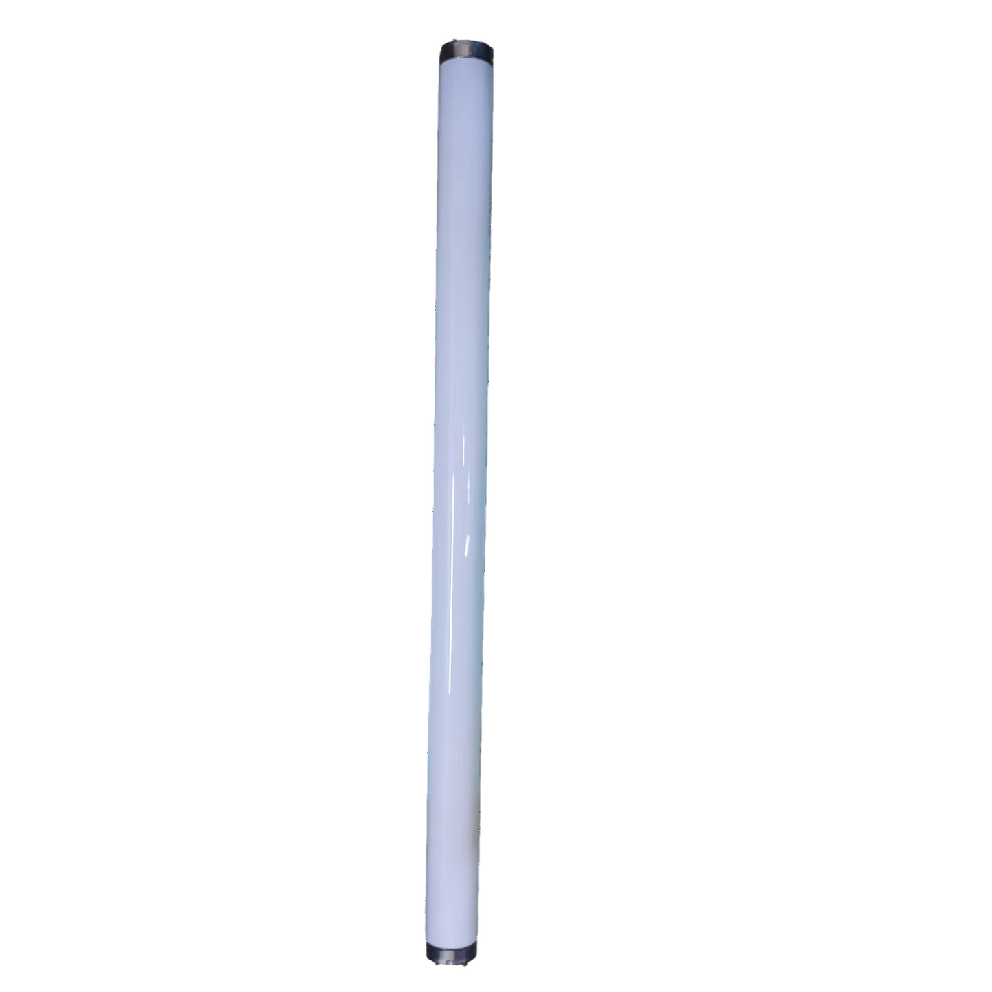 Firefly 18W fluorescent tube daylight with white glass and metal end caps