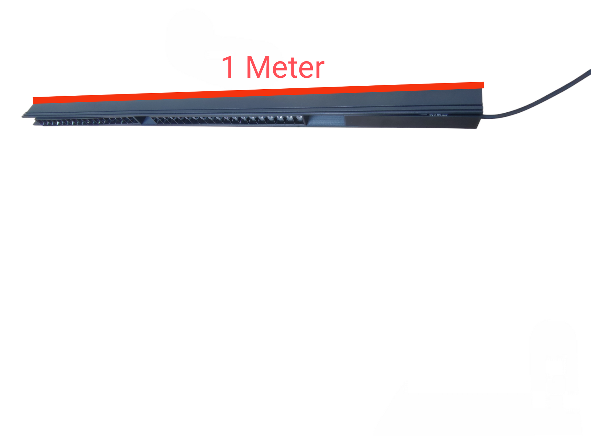ILLUMIQ TERRA 1 Meter 18W LED grille track light 4000K for modern interior illumination