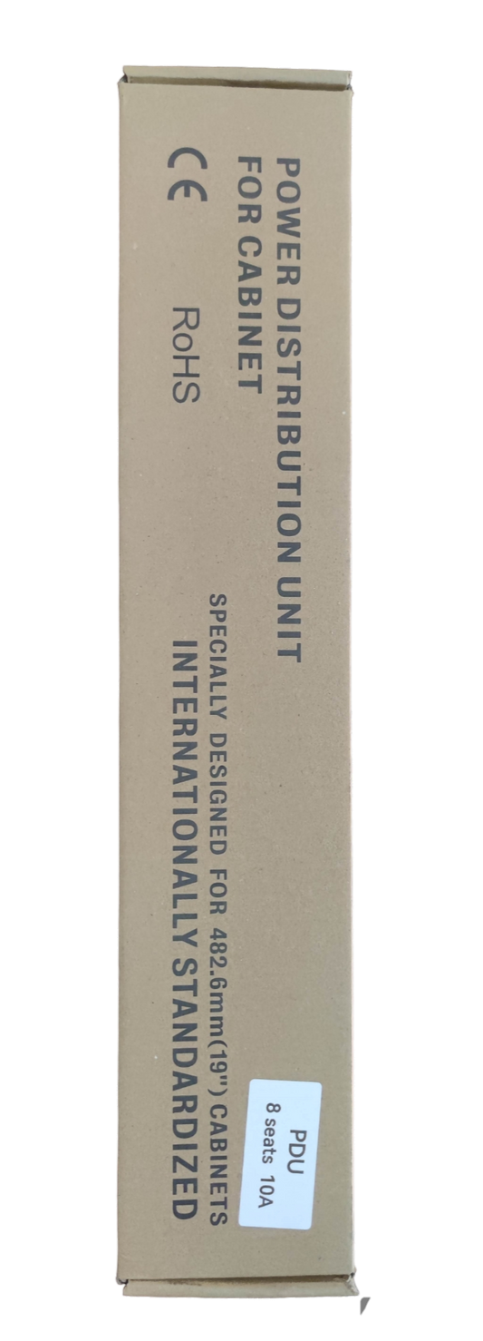 Grippes 19 inch PDU for data cabinet power distribution unit in cardboard packaging box