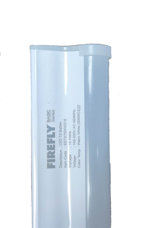 Firefly 16W T-5 LED Batten 1175mm Length Warm White 3000K 220V