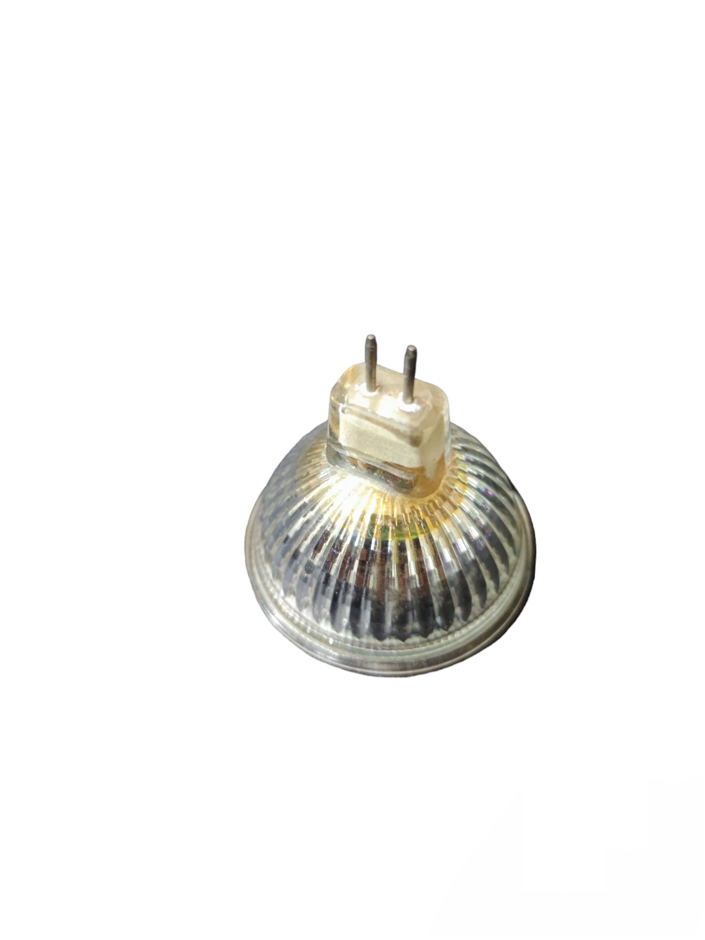 Ling Feng 1W LED MR16 12LEDS GU5.3 12V bulb with clear reflector cover and two-pin base