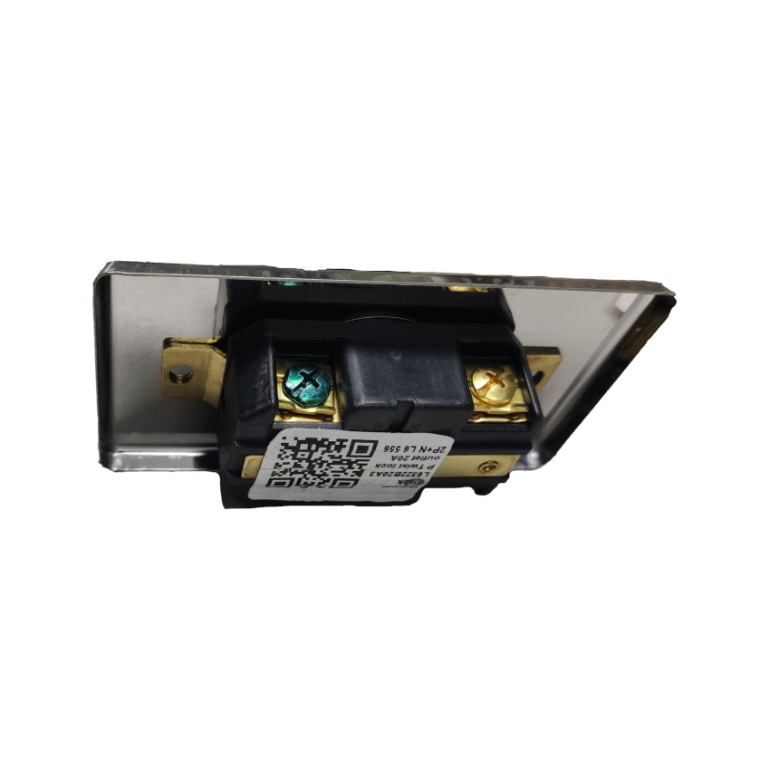 Grippes 20A 2P+E Twistlock Outlet with Metal Plate Cover WJ-6322B/9221