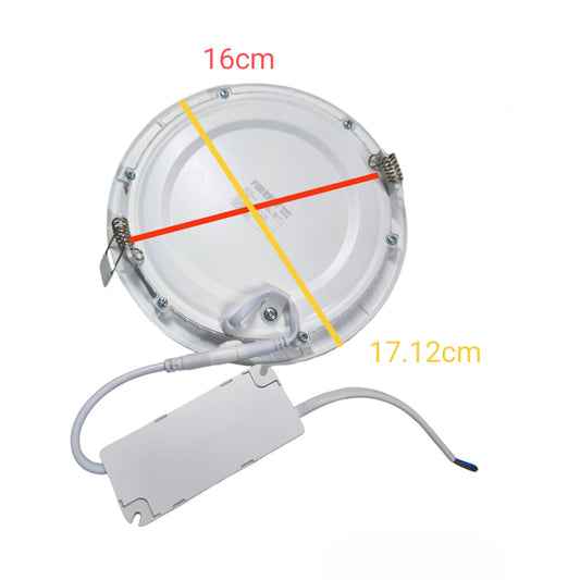 Firefly 12W LED Downlight 220V Tri Color 6500K, 4000K, 3000K Slim Type EDL212612TC
