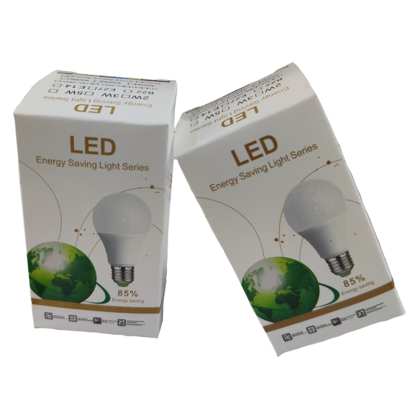 LED Bulb 12V DC 9W E27 Daylight ( needs Battery to light up)