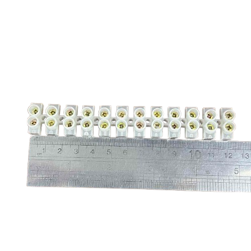 GRIPPES 20A 12 Pairs PVC Terminal Block ( 2pcs)
