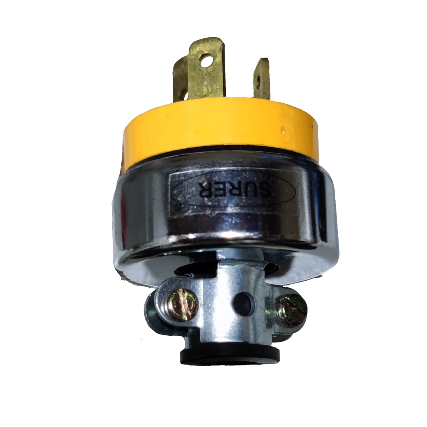 Surer 20A 125V Range Plug Type I 332 with yellow and silver body power plug for electrical connections