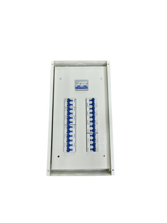 Panel Board 100A 2Pole Main Chint Miniature Circuit Breaker Metal with 12 Branches 2 Pole (Panasonic)