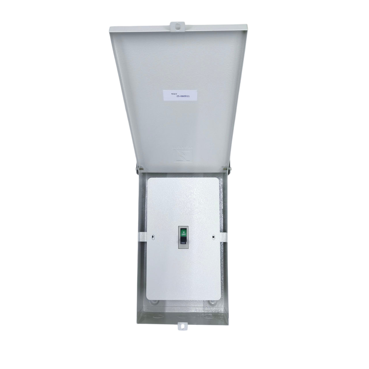 225A industrial outdoor circuit breaker housed in a durable weatherproof enclosure