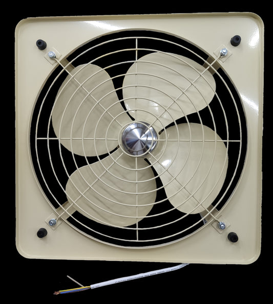 Tailee 24 inch industrial exhaust fan with metal protective grill and three blades for ventilation