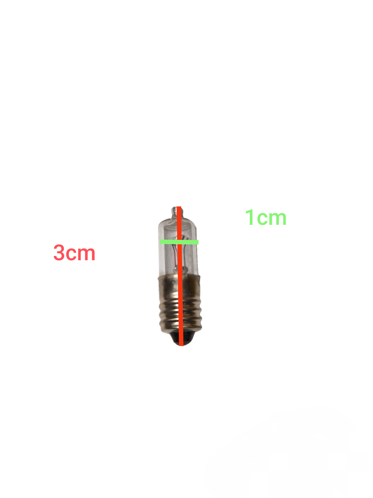 Denko 6W 6V E10 Halogen Flash Light Bulb