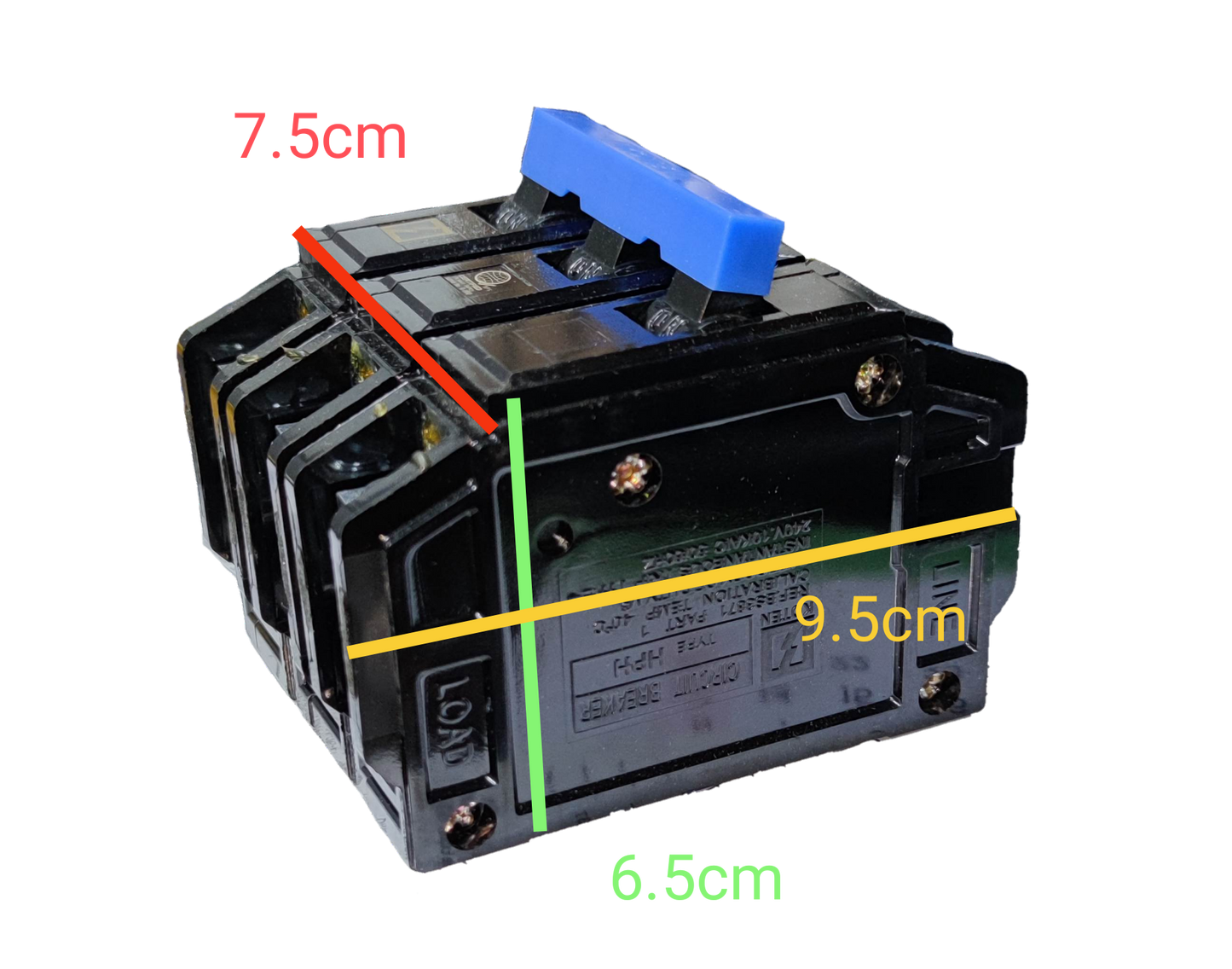 Koten 70A Circuit Breaker Bolt On 3 Phase 3 Pole 70A Circuit Breaker Bolt on 3 Pole 220V 10KAIC