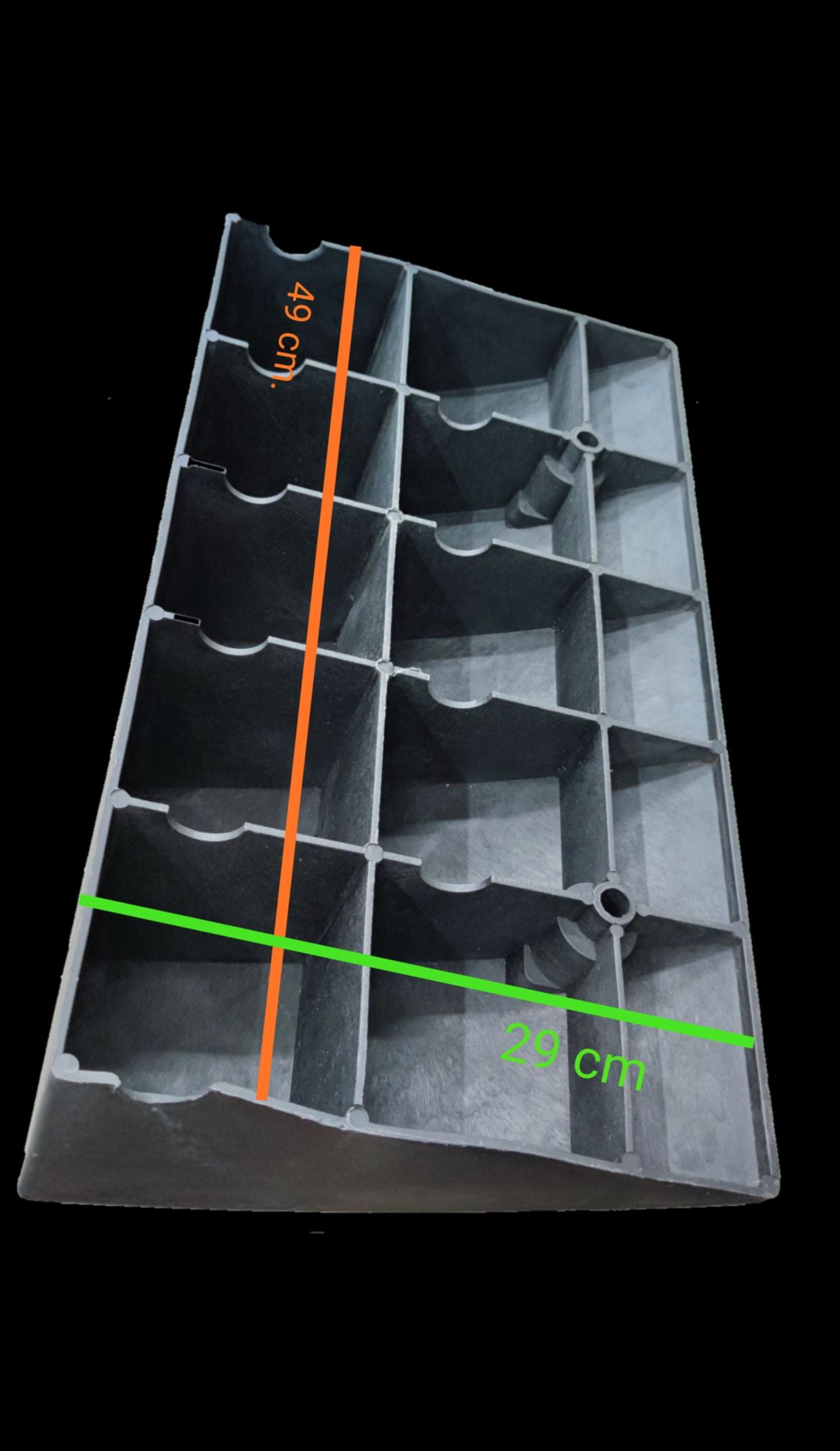 Grippes Ramp Slope 490x265x105mm, Floor Slope PVC