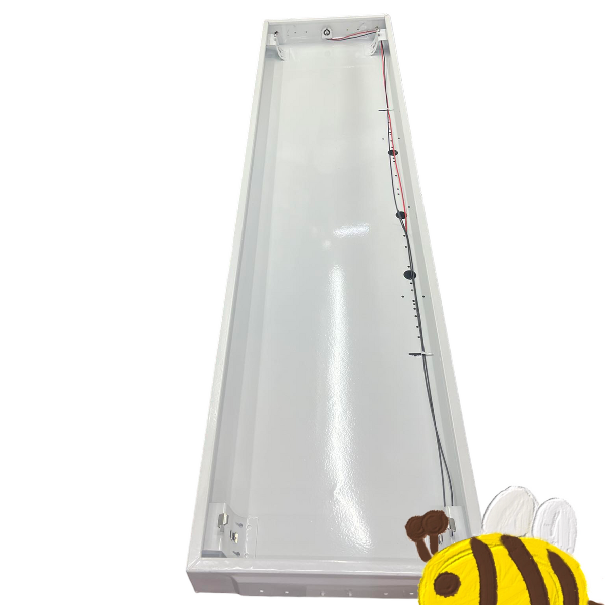 Ecolum 12x48" T8 Louver Recessed LED Fluorescent Fixture with Lamp Daylight 6500K 220V Troffer