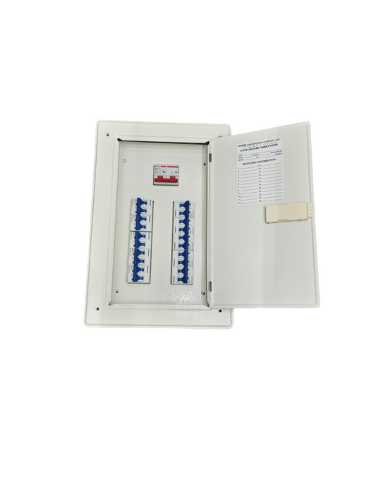 Panel Board 80A 2pole Main Himel Miniature Circuit Breaker with 10 Branches 2 Pole Panasonic