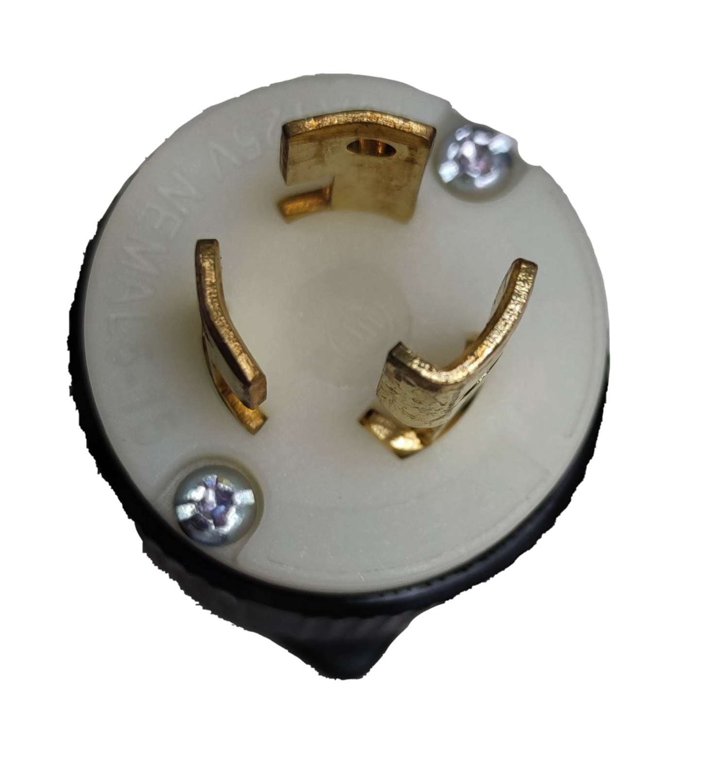 Grippes 15A Twistlock Plug 125V AC, Twist Lock Plug 15A 2P+E ( 3Pins) BL515P Nema L-5
