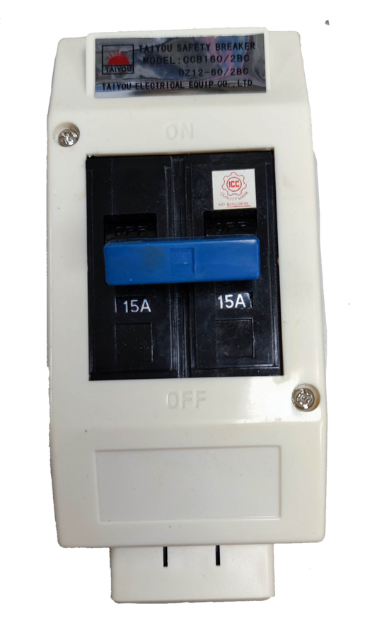 Circuit Breaker with Plastic Enclosure and Universal Outlet ( Taiyou) 100A 70A 60A 50A 40A 30A 20A 15A