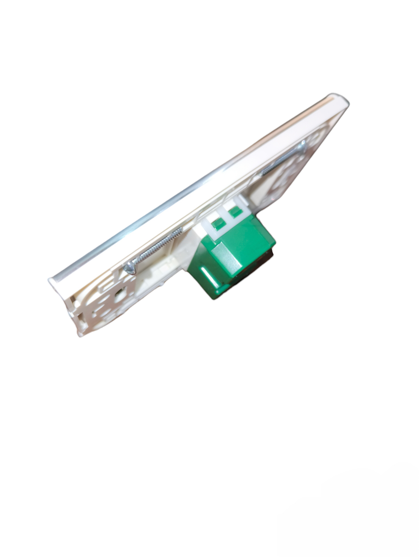 Omni 1 Gang Flat Pin Outlet 15A 250V with Stainless Plate Cover WWP-110S+WWR-200
