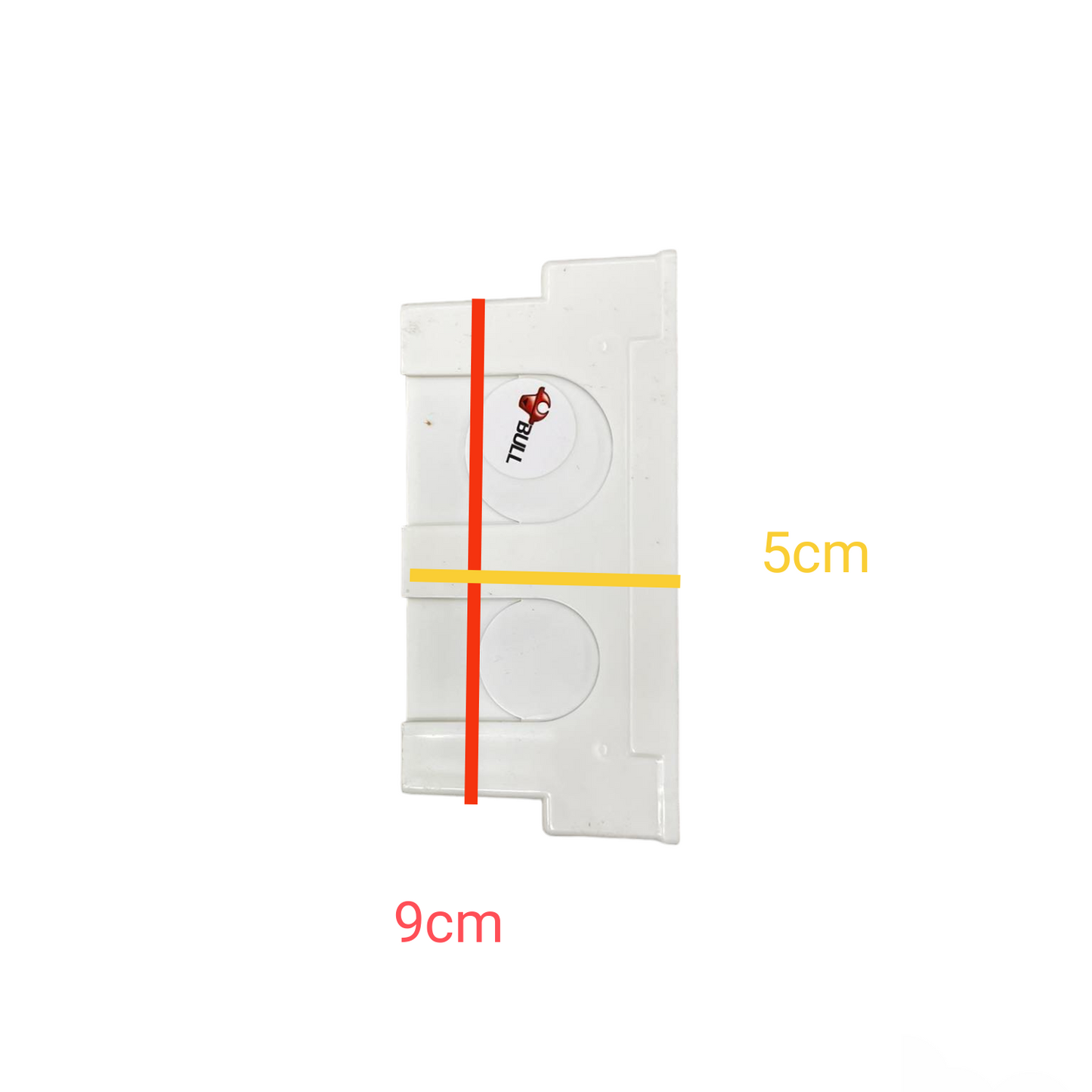 White 2x4 utility box white electrical part with 9cm by 5cm dimensions from local vendor